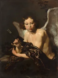 Amor, asi 1630 (olej na plátně)