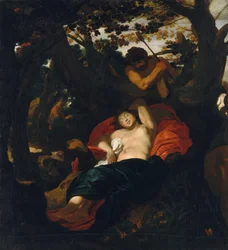 Nymph and Shepherd, ca. 1625.