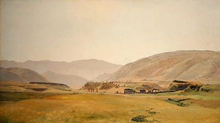 Krajina z Campagna (olej na sololitu na plátně)