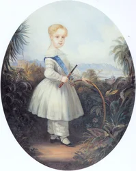 Afonso, brazilský císařský princ, nejstarší syn Pedra II. 1846.