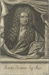 Portrét sira Isaaca Newtona 1642-1727,