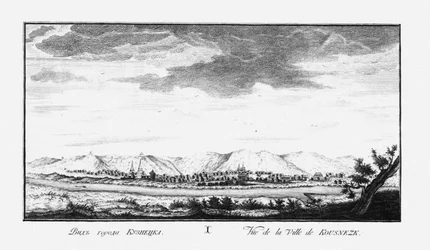 Pohled na Kuzněck, cca 1735