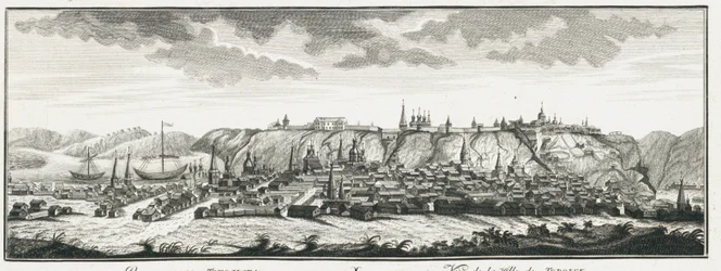 Pohled na Tobolsk, cca 1735