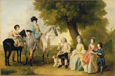 The Drummond Family, kolem roku 1769 (olej na plátně)