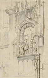 Pohřební pomník Engelbrechta I van Nassau, v Grote Kerk v Bredě