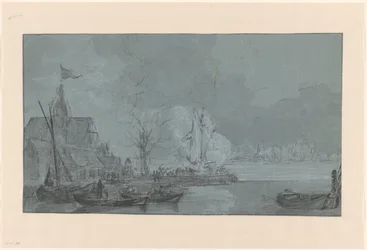 Poslední výstřel z Dordrechtu pro Francouze v Papendrechtu, 1813