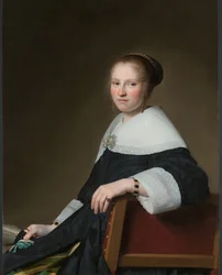 Portrét Marie van Strijp Maria van Strijp (1627-1707), manželka Eduarda Wallise