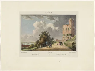 Pohled na Belvédère v Nijmegenu Belvedere lll Belvedere (Belle vue d