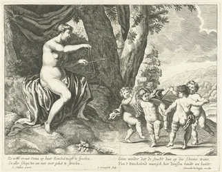 Venuše tančící putti