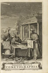 Cometography. Frontispis, 1668