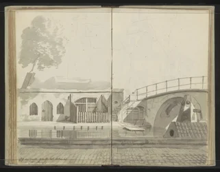 Weesbrug přes Oudegracht v Utrechtu