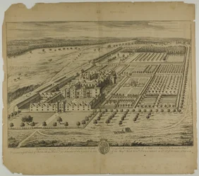 Knowle ve farnosti Sevenoaks v Kentu, deska 24 z Britannia Illustrata
