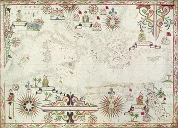 Mapa Středozemního moře, 1625