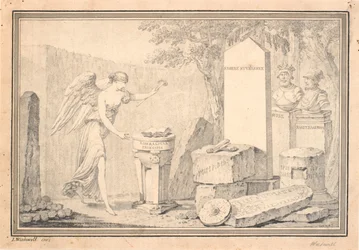 Titulní viněta pro Snorri Sturleson (ed. G. Schiøning): Heimskringla, svazek I, 1778