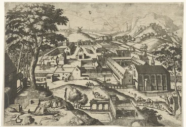Landschap met de heilige Hieronymus hieronimus in deserto (title on object) Landschappen met christelijke verhalen (series title)   1370908   cs       czech Successfully Translated  Original: Durga Slaying Mahisha Translat: Durga Slaying Mahisha 1305657 cs
