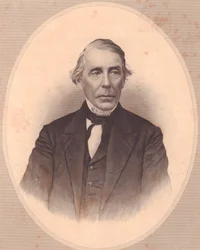 Portrét amerického metodistického duchovního Johna Price Durbina (1800-1876), rytina W Wellstood z dámského úložiště, Spojené státy americké, cca 1870
