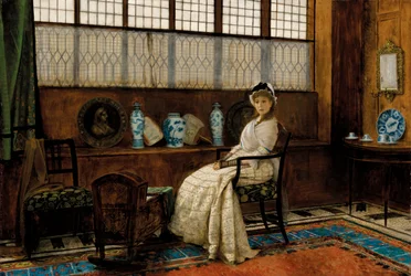 Kolébková píseň, John Atkinson Grimshaw, 1878