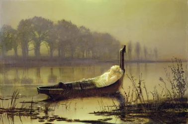 Paní ze Shalottu, kolem roku 1875
