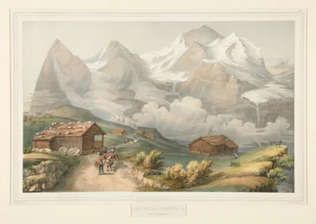 Pohled na Jungfrau z Wengernalp