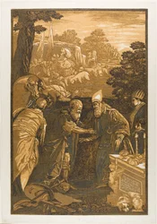 Melchizedech Blessing Abraham, z Opera Selectoria