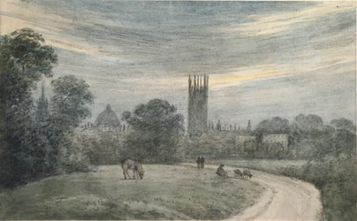 Vstup do Oxfordu z Londýna, ze vzpomínání, 16. července 1790