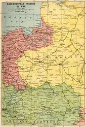 Východoevropské válečné divadlo, 1914-1918, c1920.
