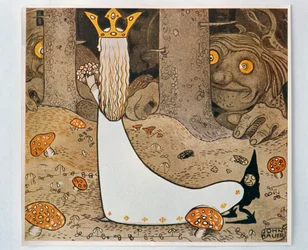 Princezna a troll. Z knihy Bland Tomtar och Troll, 1913