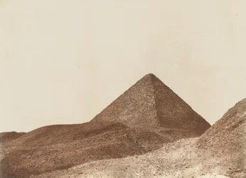 Cheopsova pyramida, Gíza, 1853-1854 (foto)