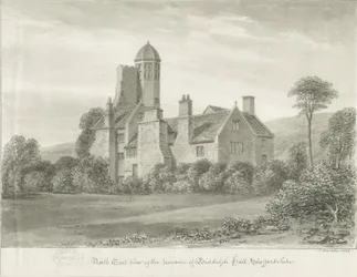 Biddulph Hall (starý): sépiová kresba