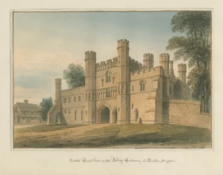 Sussex - Bitva - Abbey Gateway, 1824