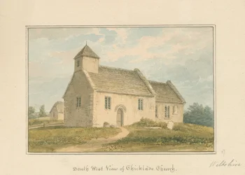 Wiltshire – kostel Chicklade, 1817