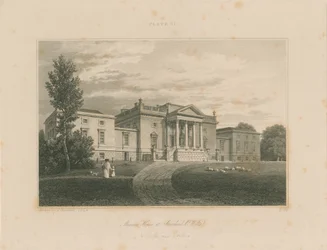 Wiltshire - Stourhead - Mansion: rytina