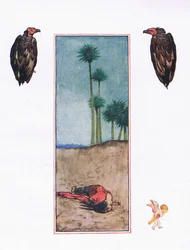 Feroza, ilustrace z The Garden of Kama (a další texty z Indie), 1920