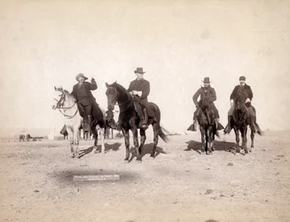 Prohlídka nepřátelského indiánského tábora, 1891