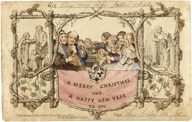 První vánoční přání, 1843