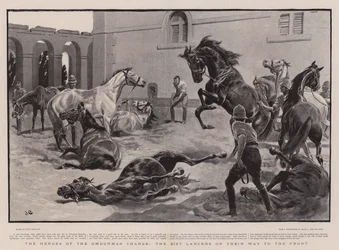 Heroes of the Omdurman Charge, 21. kopiníci na cestě na frontu