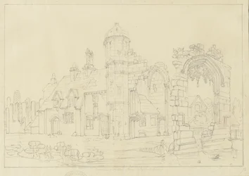Dudley Priory: kresba tužkou, nd [19. století]