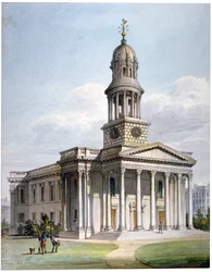 St Marylebone New Church, Londýn, 1816.