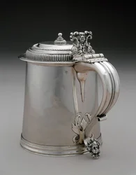 Tankard, 1695-1711 (stříbro)
