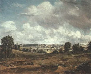 Dedham Vale z East Bergholt (olej na plátně)