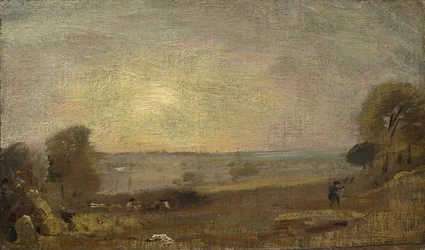 Dedham Vale from the Road to East Bergholt: Sunset, 1810