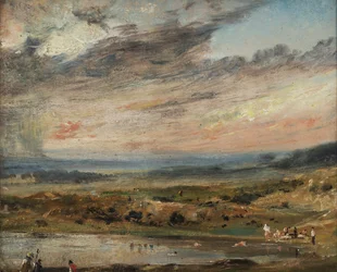 Hampstead Heath, s rybníkem a koupáním