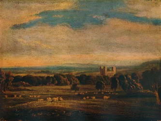 Hrad Naworth, c1826