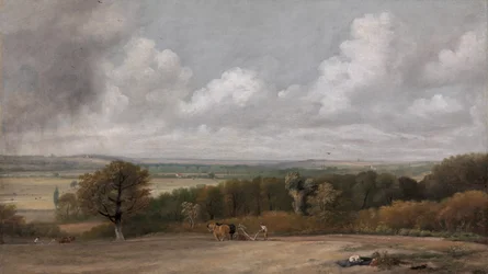 Orba scéna v Suffolku, 1824 až 1825.
