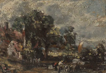 Náčrt pro "The Haywain"