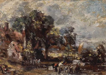 Skica pro The Haywain, ca. 1820.