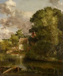 Willy Lottin talo Stourista (The Valley Farm), n. 1816-1818 (öljy kankaalle)