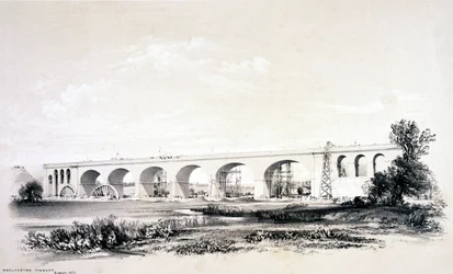 Wolverton viadukt, srpen 1837