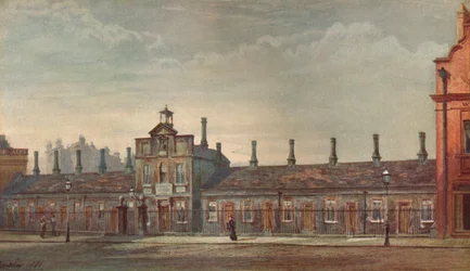 Emery Hills Almshouses, Rochester Row, Westminster, Londýn, 1880 1926.