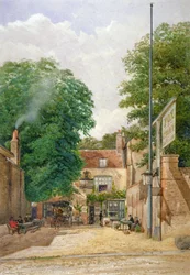 Fox and Crown Public House, Highgate, Londýn, 1892